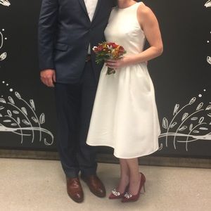 Kate Spade Bow Back Fit & Flare Dress - Size 2